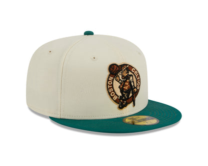 New Era - 59Fifty Fitted Cap - CAMP - Boston Celtics - White/Green - Headz Up 