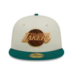 New Era - 59Fifty Fitted Cap - CAMP - Los Angeles Lakers - White/Green - Headz Up 