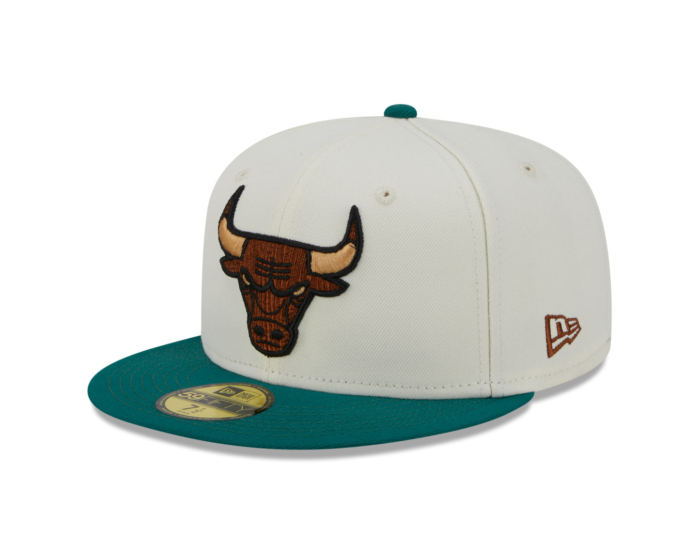 New Era - 59Fifty Fitted Cap - CAMP - Chicago Bulls - White/Green - Headz Up 