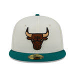New Era - 59Fifty Fitted Cap - CAMP - Chicago Bulls - White/Green - Headz Up 