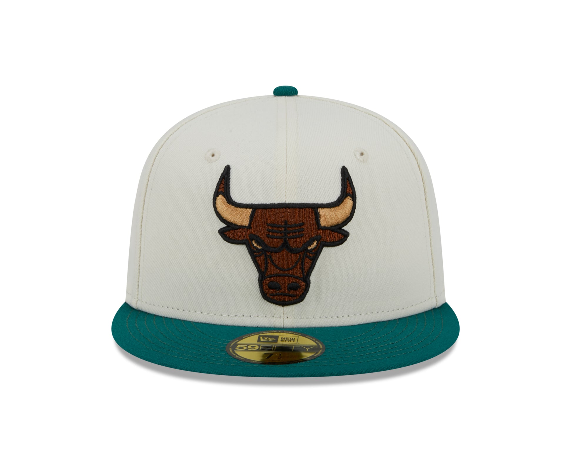 New Era - 59Fifty Fitted Cap - CAMP - Chicago Bulls - White/Green - Headz Up 