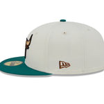 New Era - 59Fifty Fitted Cap - CAMP - Chicago Bulls - White/Green - Headz Up 