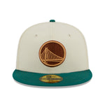 New Era - 59Fifty Fitted Cap - CAMP - Golden State Warriors - White/Green - Headz Up 