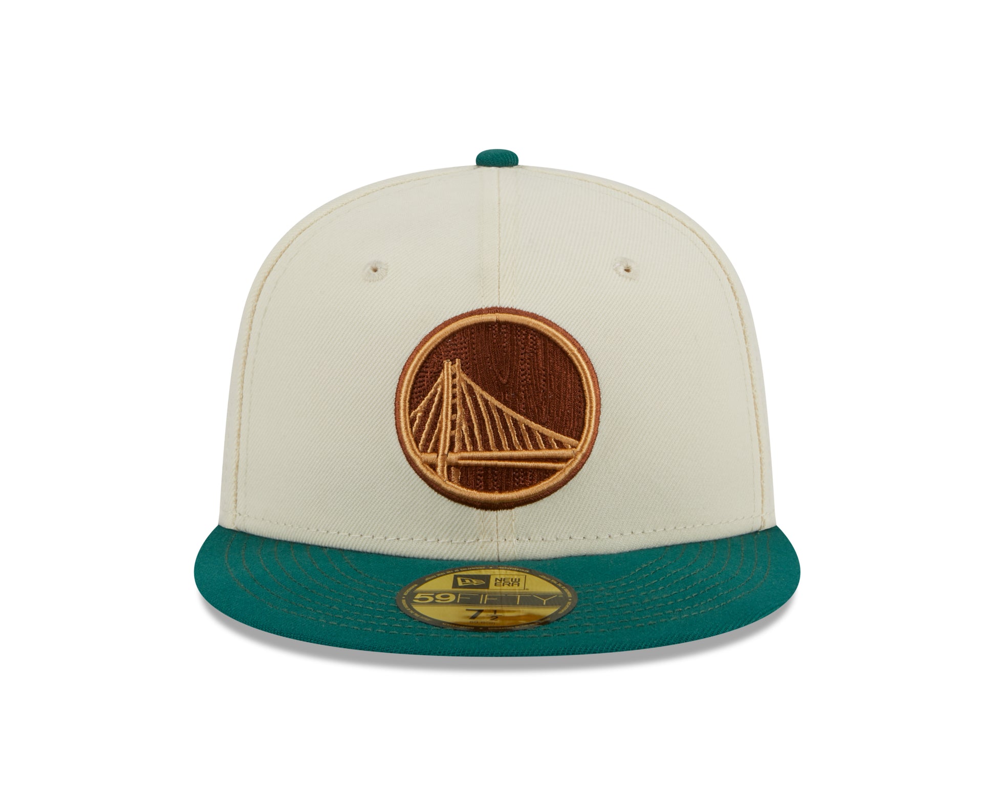 New Era - 59Fifty Fitted Cap - CAMP - Golden State Warriors - White/Green - Headz Up 