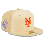 New Era - 59Fifty Fitted Cap - RAFFIA FRONT - New York Mets - Sand - Headz Up 
