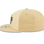 New Era - 59Fifty Fitted Cap - RAFFIA FRONT - Oakland Athletics - Sand - Headz Up 