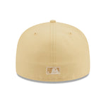New Era - 59Fifty Fitted Cap - RAFFIA FRONT - Oakland Athletics - Sand - Headz Up 