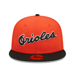 New Era - Baltimore Orioles 59Fifty Fitted Retro Script - OTC - Headz Up 