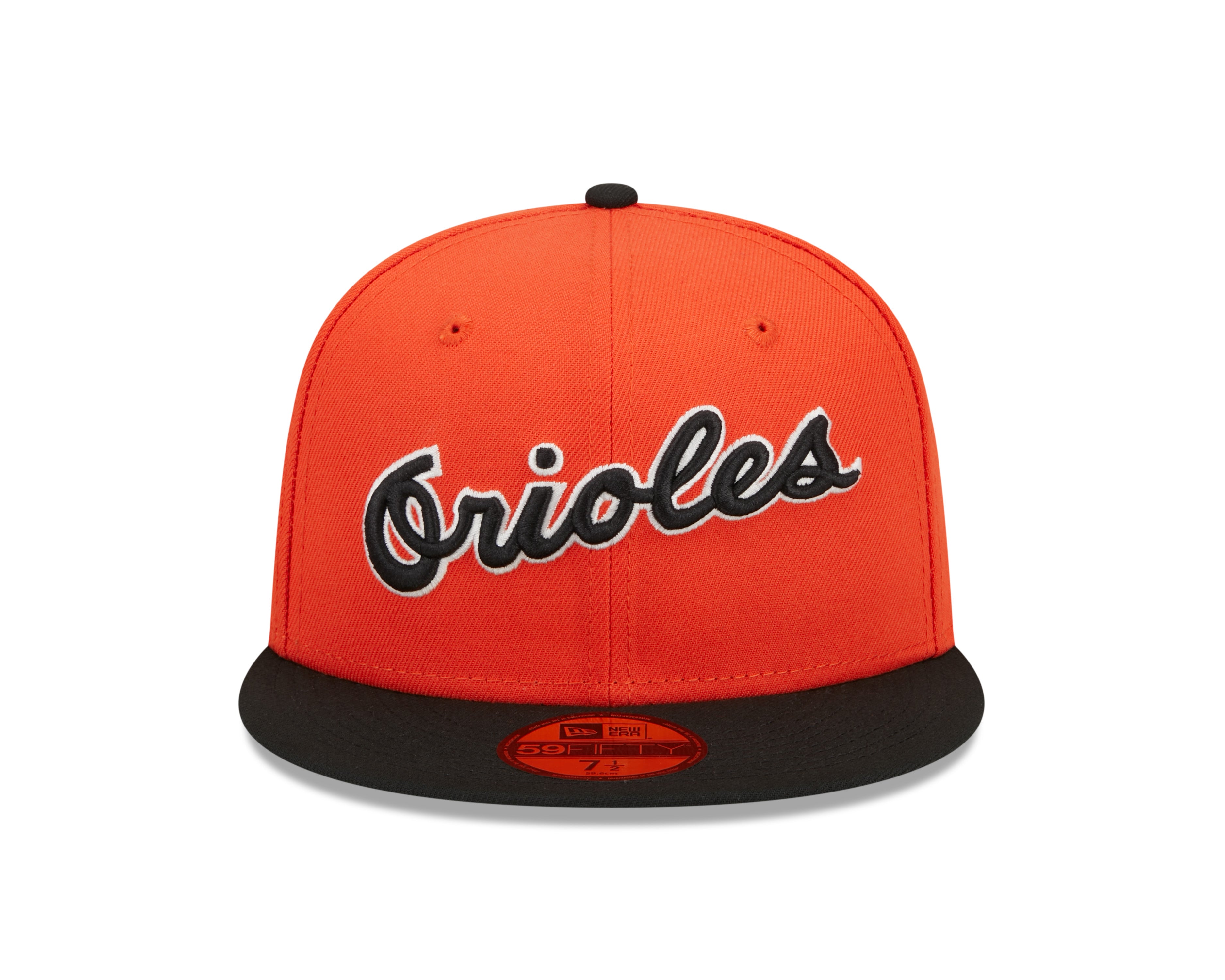 New Era - Baltimore Orioles 59Fifty Fitted Retro Script - OTC - Headz Up 