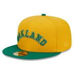 New Era - Oakland Athletics 59Fifty Fitted Retro Script - OTC - Headz Up 