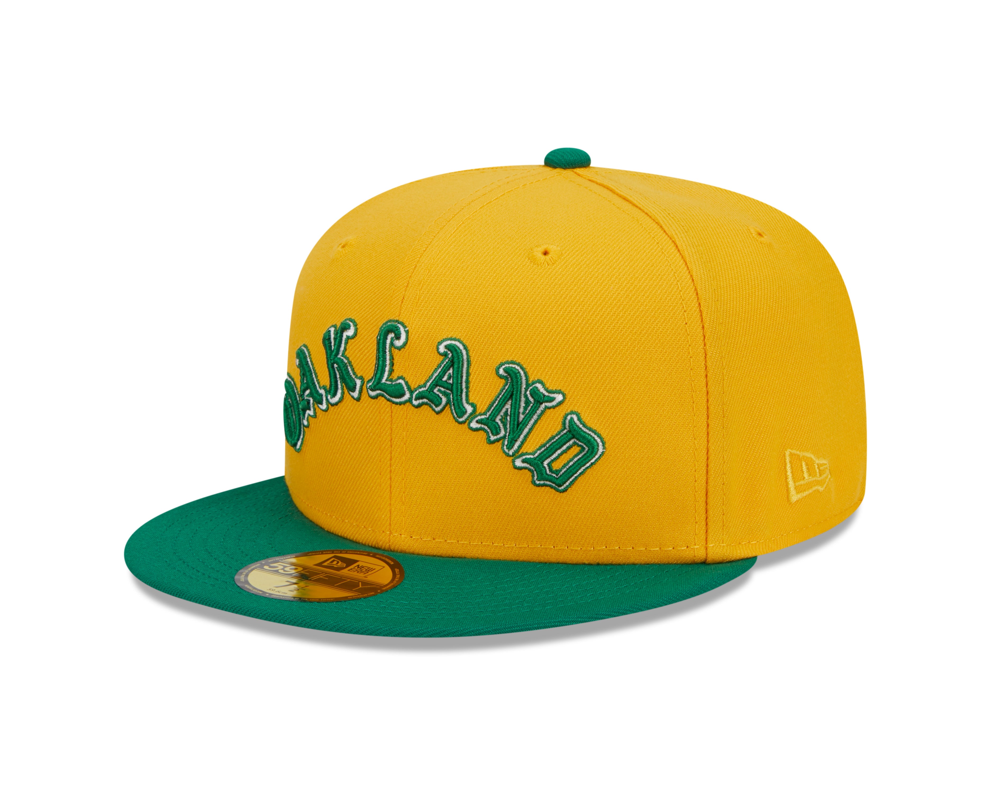 New Era - Oakland Athletics 59Fifty Fitted Retro Script - OTC - Headz Up 