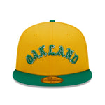 New Era - Oakland Athletics 59Fifty Fitted Retro Script - OTC - Headz Up 
