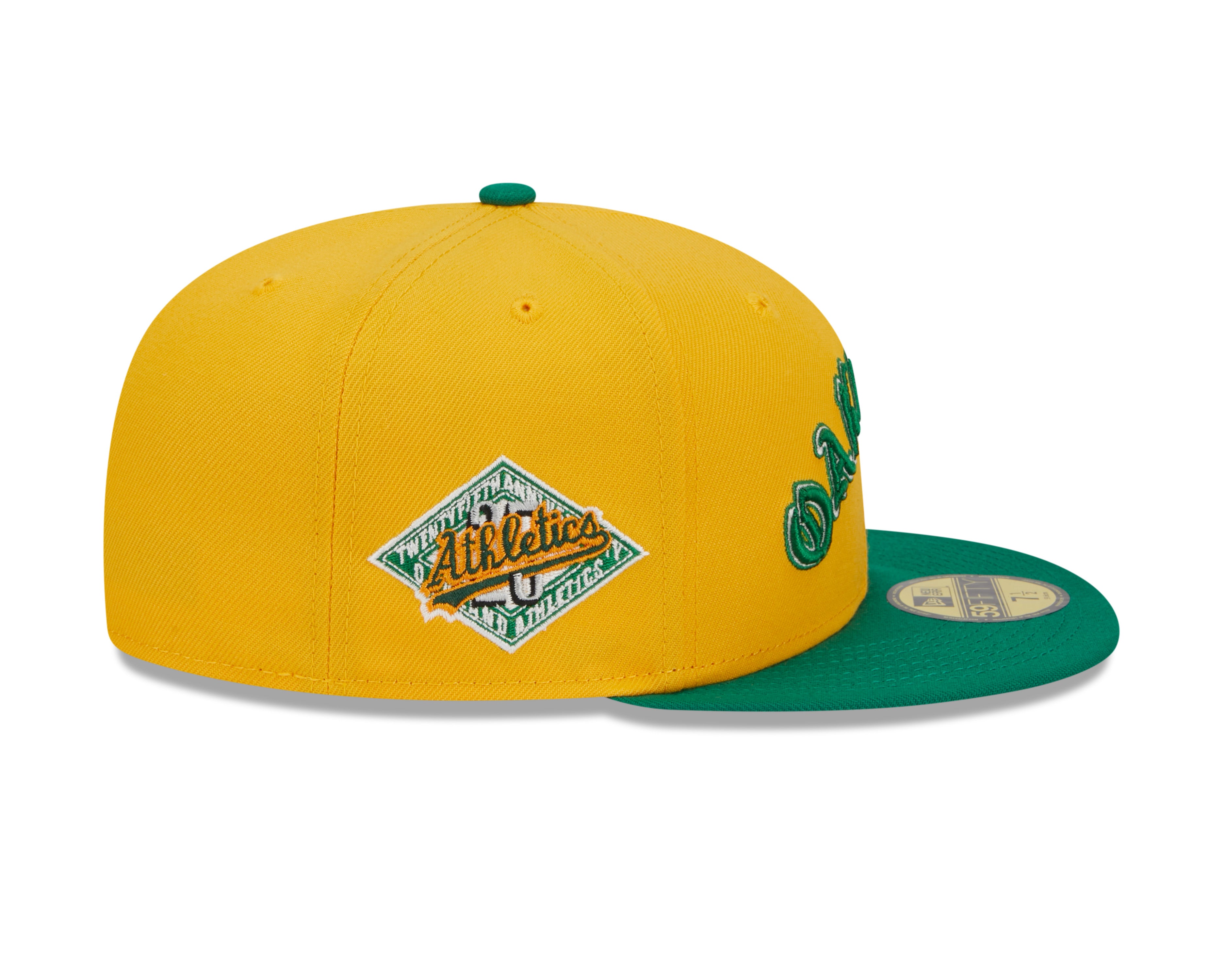New Era - Oakland Athletics 59Fifty Fitted Retro Script - OTC - Headz Up 
