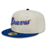New Era - Atlanta Braves 59Fifty Fitted Retro Script - OTC - Headz Up 