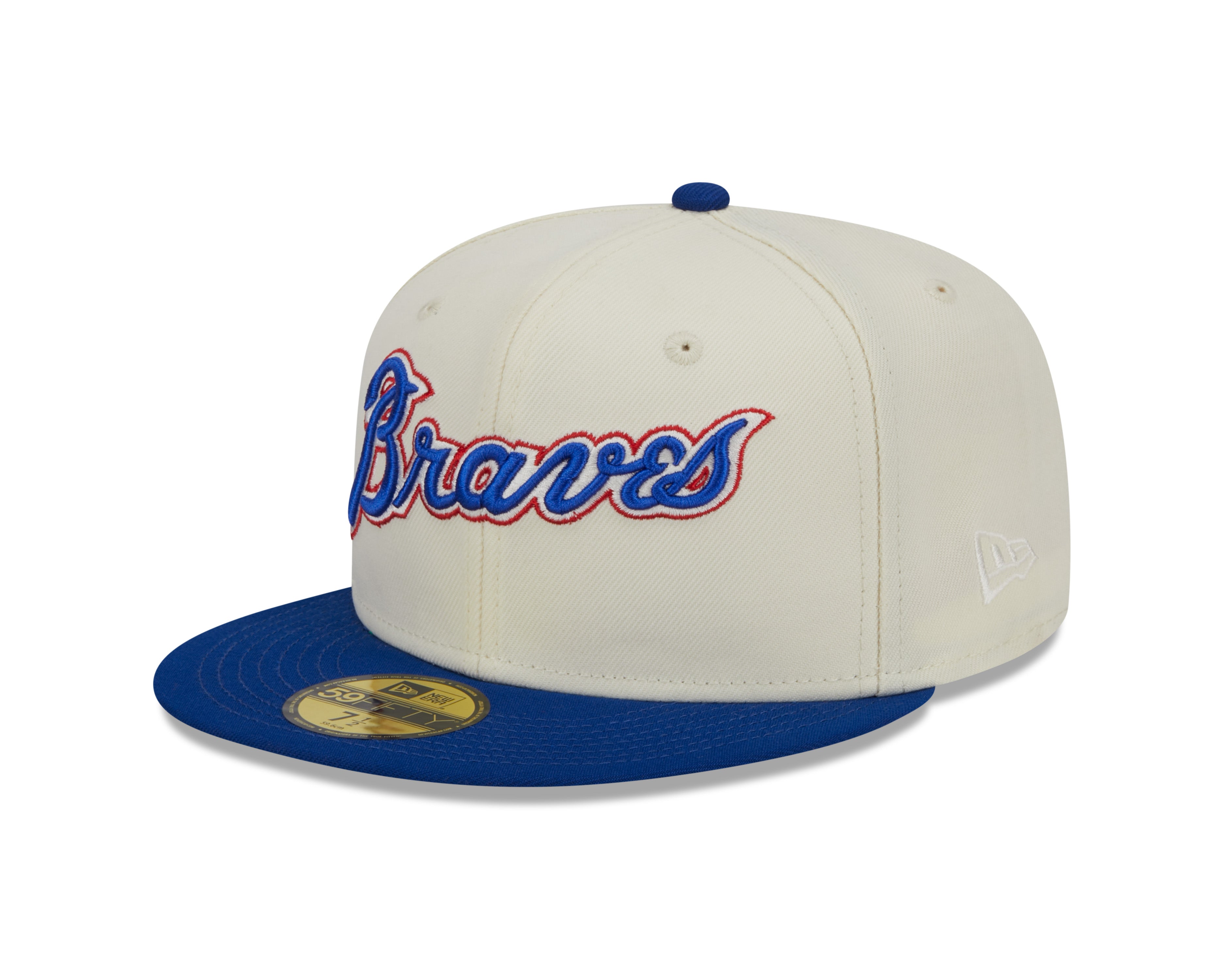 New Era - Atlanta Braves 59Fifty Fitted Retro Script - OTC - Headz Up 