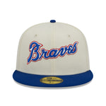 New Era - Atlanta Braves 59Fifty Fitted Retro Script - OTC - Headz Up 