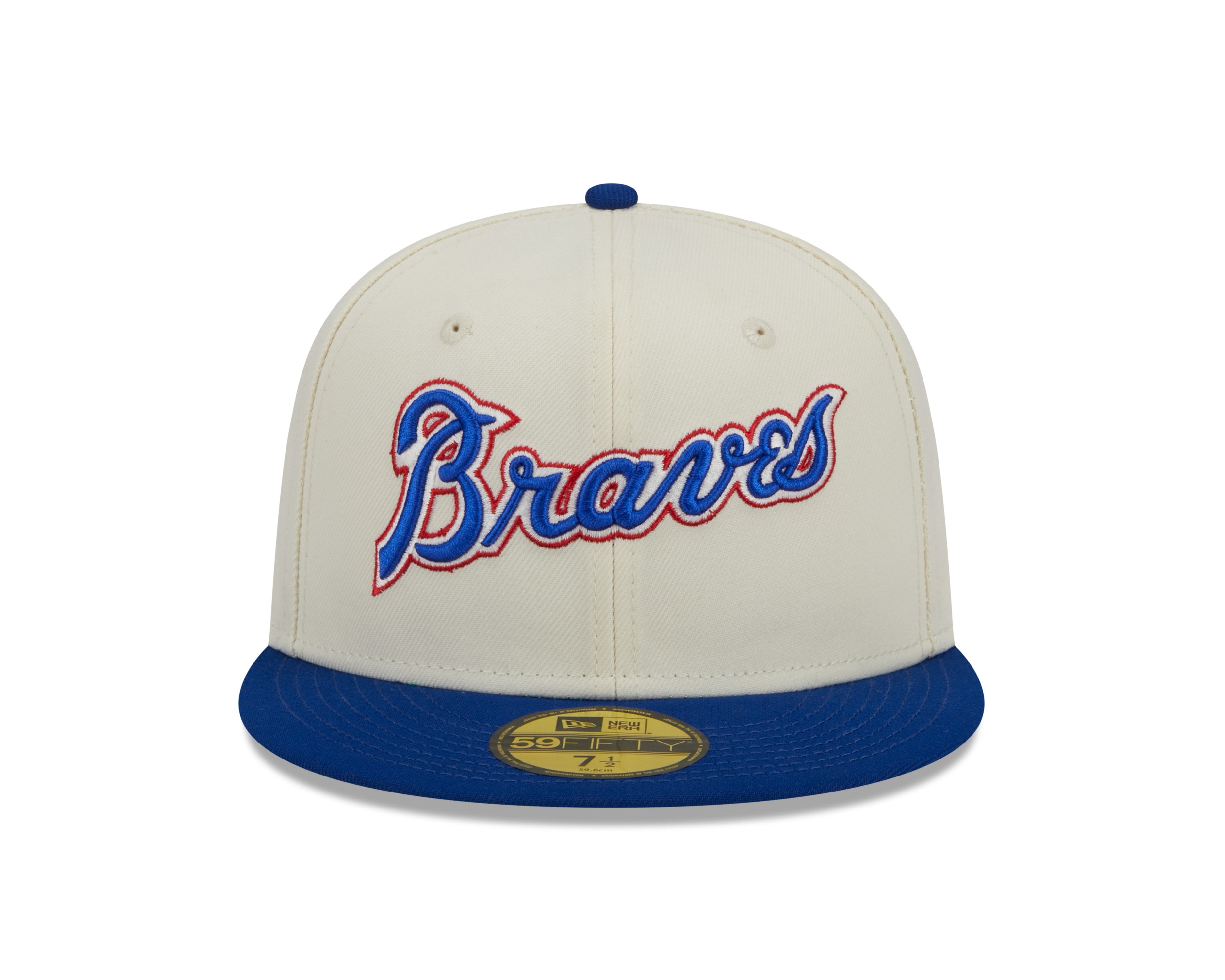 New Era - Atlanta Braves 59Fifty Fitted Retro Script - OTC - Headz Up 
