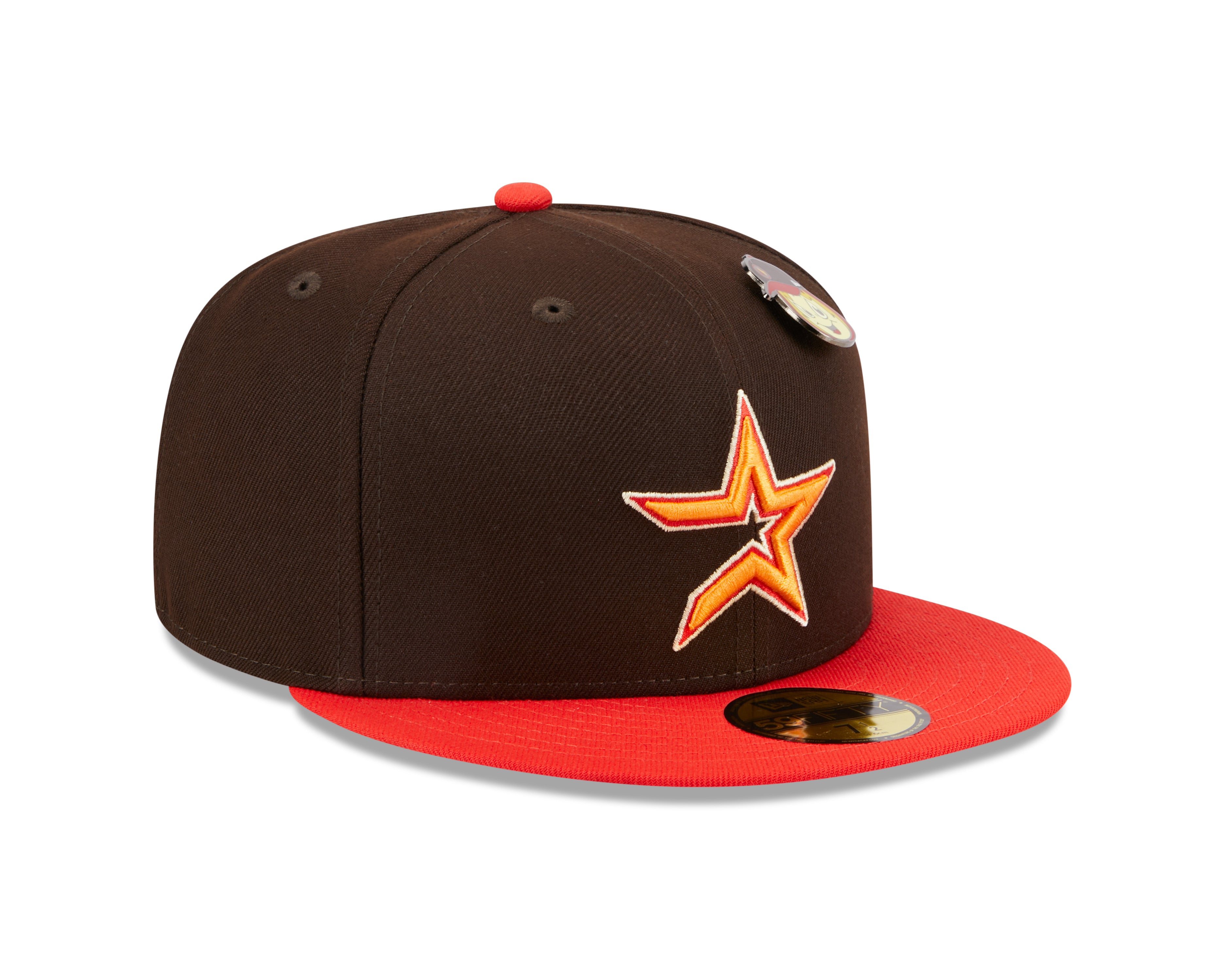 New Era 59fifty Fitted Cap Houston Astros Cooperstown THE ELEMENTS - Brown - Headz Up 
