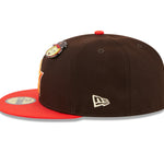 New Era 59fifty Fitted Cap Houston Astros Cooperstown THE ELEMENTS - Brown - Headz Up 