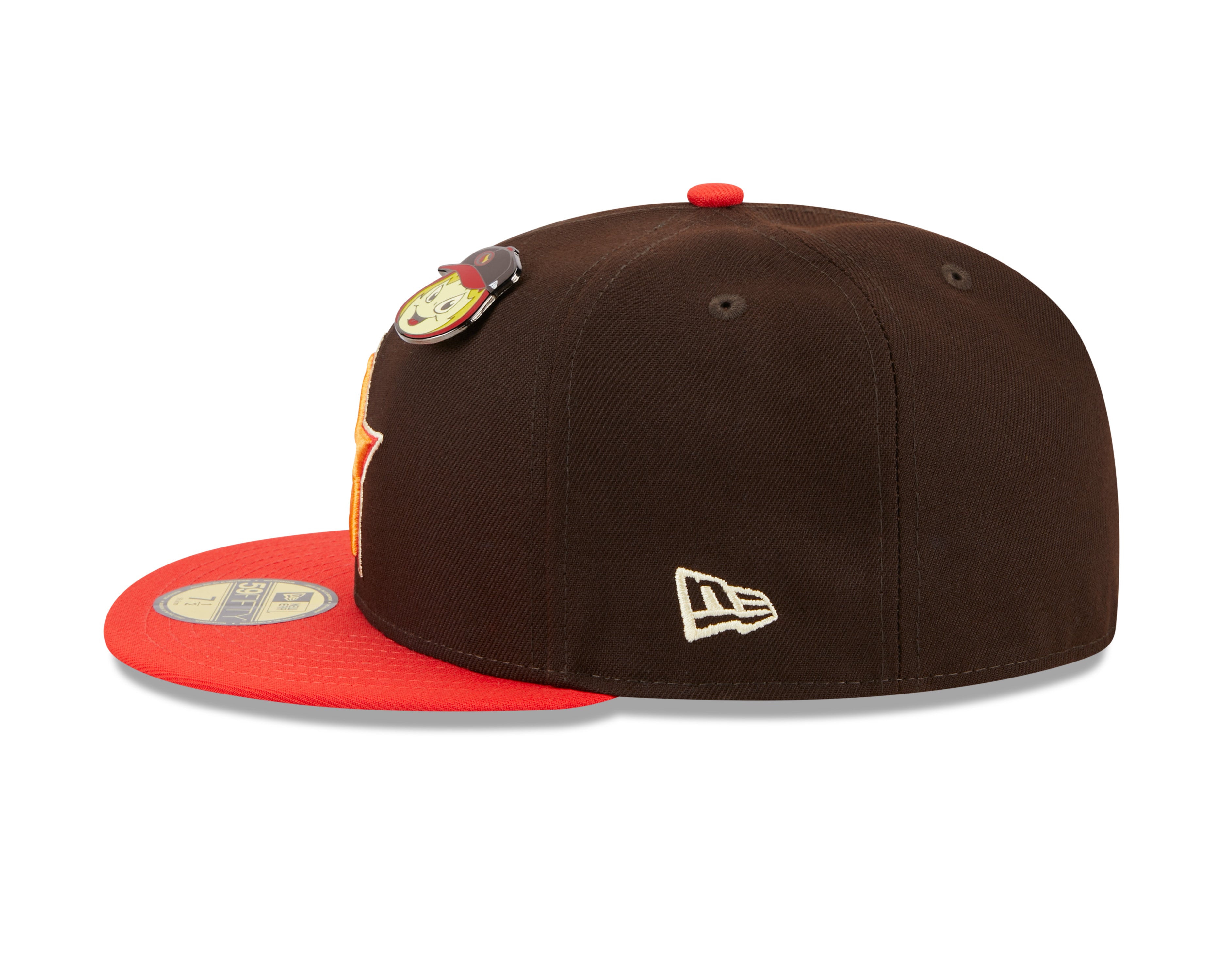 New Era 59fifty Fitted Cap Houston Astros Cooperstown THE ELEMENTS - Brown - Headz Up 