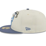 New Era 59fifty Fitted Cap Chicago Bulls THE ELEMENTS - Chrome White/Blue - Headz Up 