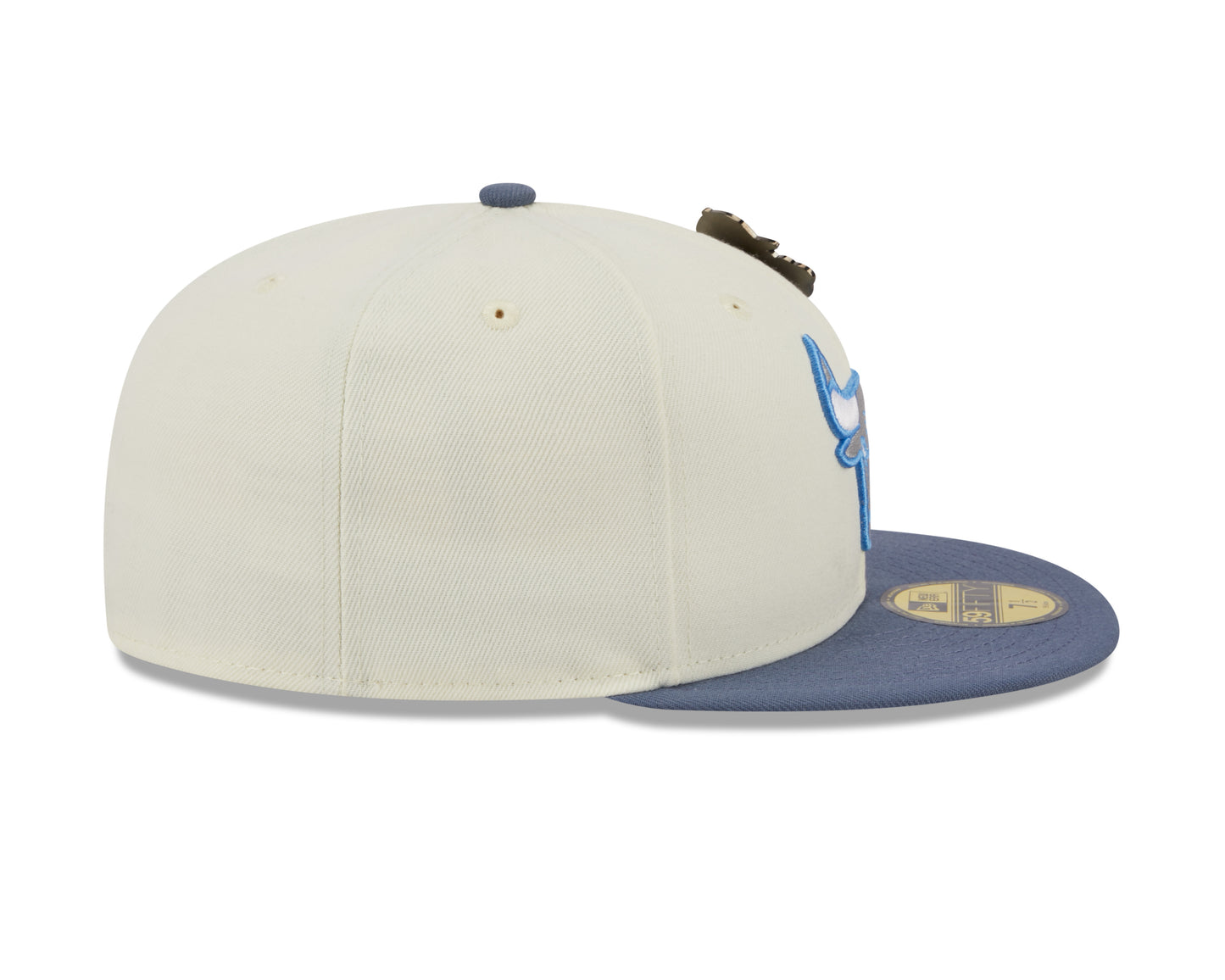 New Era 59fifty Fitted Cap Chicago Bulls THE ELEMENTS - Chrome White/Blue - Headz Up 