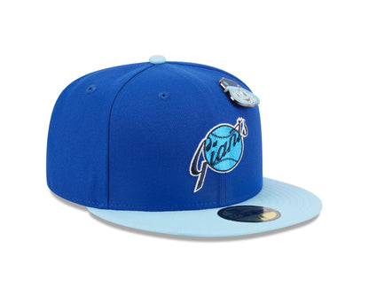 New Era 59fifty Fitted Cap San Francisco Giants Cooperstown THE ELEMENTS - Blue/Sky Blue - Headz Up 