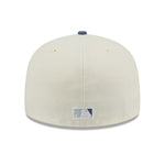 New Era 59fifty Fitted Cap Anaheim Angels Cooperstown THE ELEMENTS - Chrome White/Blue - Headz Up 
