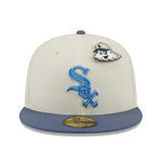 New Era 59fifty Fitted Cap Chicago White Sox THE ELEMENTS - Chrome White/Blue - Headz Up 