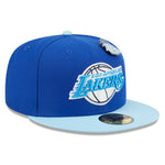 New Era 59fifty Fitted Cap Los Angeles Lakers THE ELEMENTS - Blue/Sky Blue - Headz Up 