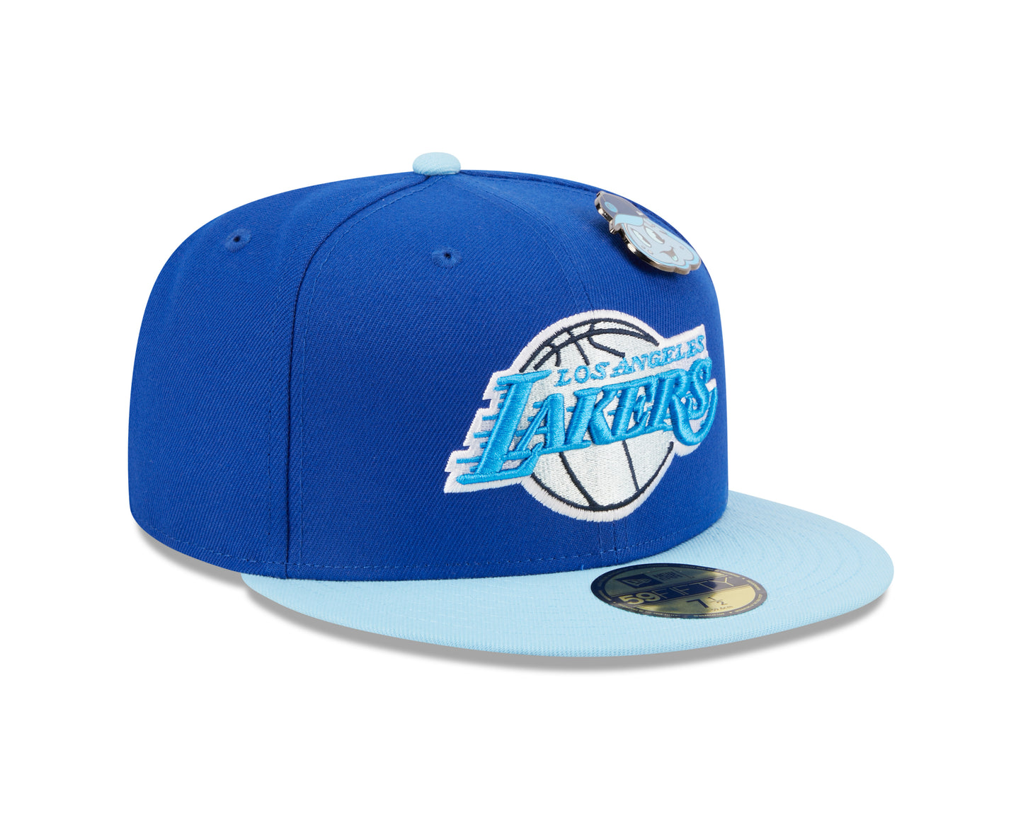 New Era 59fifty Fitted Cap Los Angeles Lakers THE ELEMENTS - Blue/Sky Blue - Headz Up 