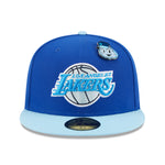 New Era 59fifty Fitted Cap Los Angeles Lakers THE ELEMENTS - Blue/Sky Blue - Headz Up 