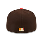 New Era 59fifty Fitted Cap Los Angeles Dodgers THE ELEMENTS - Brown - Headz Up 