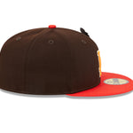 New Era 59fifty Fitted Cap Los Angeles Dodgers THE ELEMENTS - Brown - Headz Up 