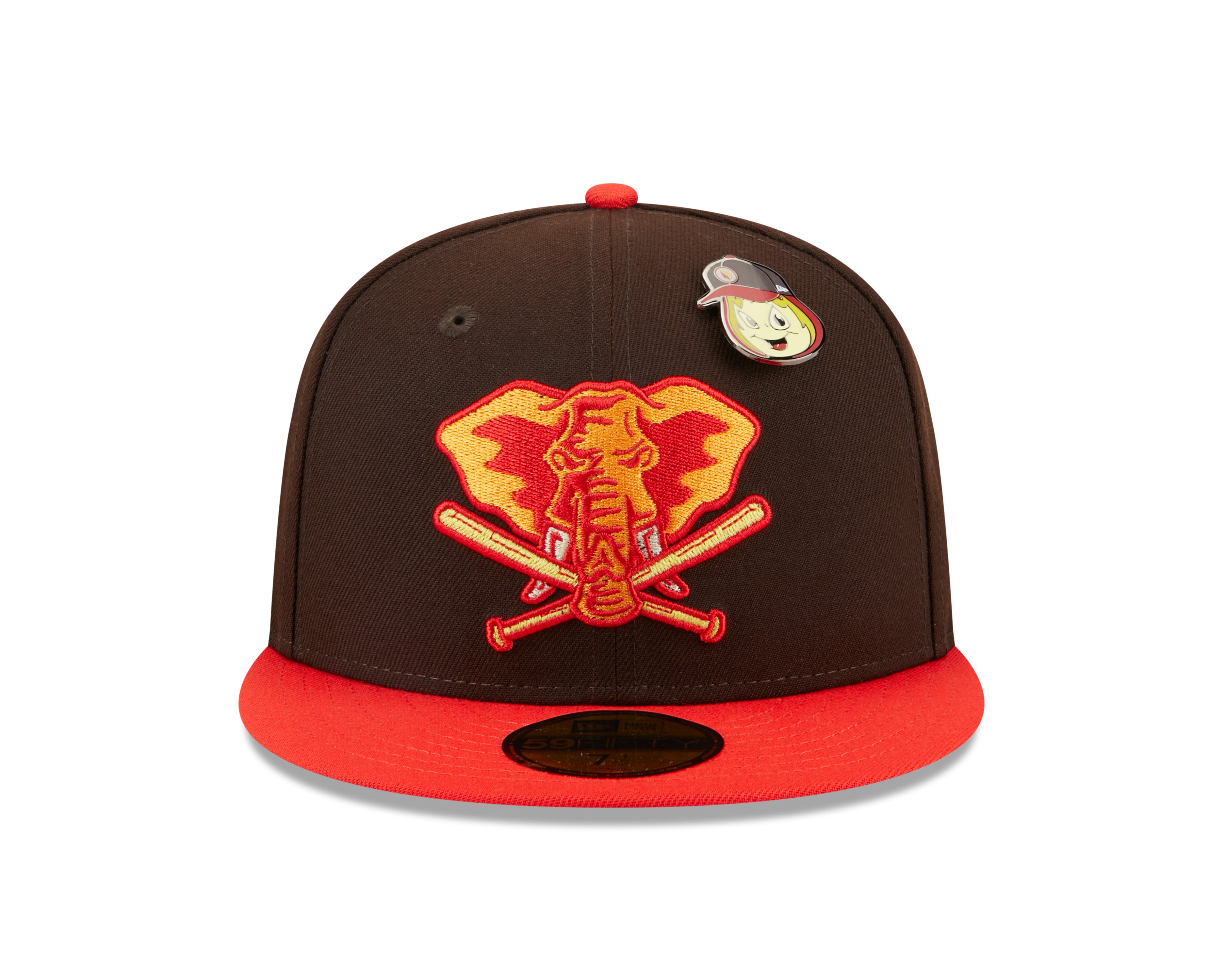 New Era 59fifty Fitted Cap Oakland Athletics Cooperstown THE ELEMENTS - Brown - Headz Up 