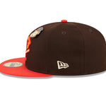 New Era 59fifty Fitted Cap Oakland Athletics Cooperstown THE ELEMENTS - Brown - Headz Up 