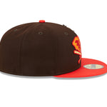 New Era 59fifty Fitted Cap Oakland Athletics Cooperstown THE ELEMENTS - Brown - Headz Up 