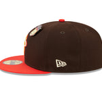 New Era 59fifty Fitted Cap Miami Heat THE ELEMENTS - Brown - Headz Up 