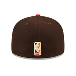 New Era 59fifty Fitted Cap Miami Heat THE ELEMENTS - Brown - Headz Up 