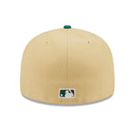 New Era 59fifty Fitted Cap New York Yankees Cooperstown THE ELEMENTS - Vegas Gold/Green - Headz Up 