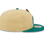 New Era 59fifty Fitted Cap New York Yankees Cooperstown THE ELEMENTS - Vegas Gold/Green - Headz Up 