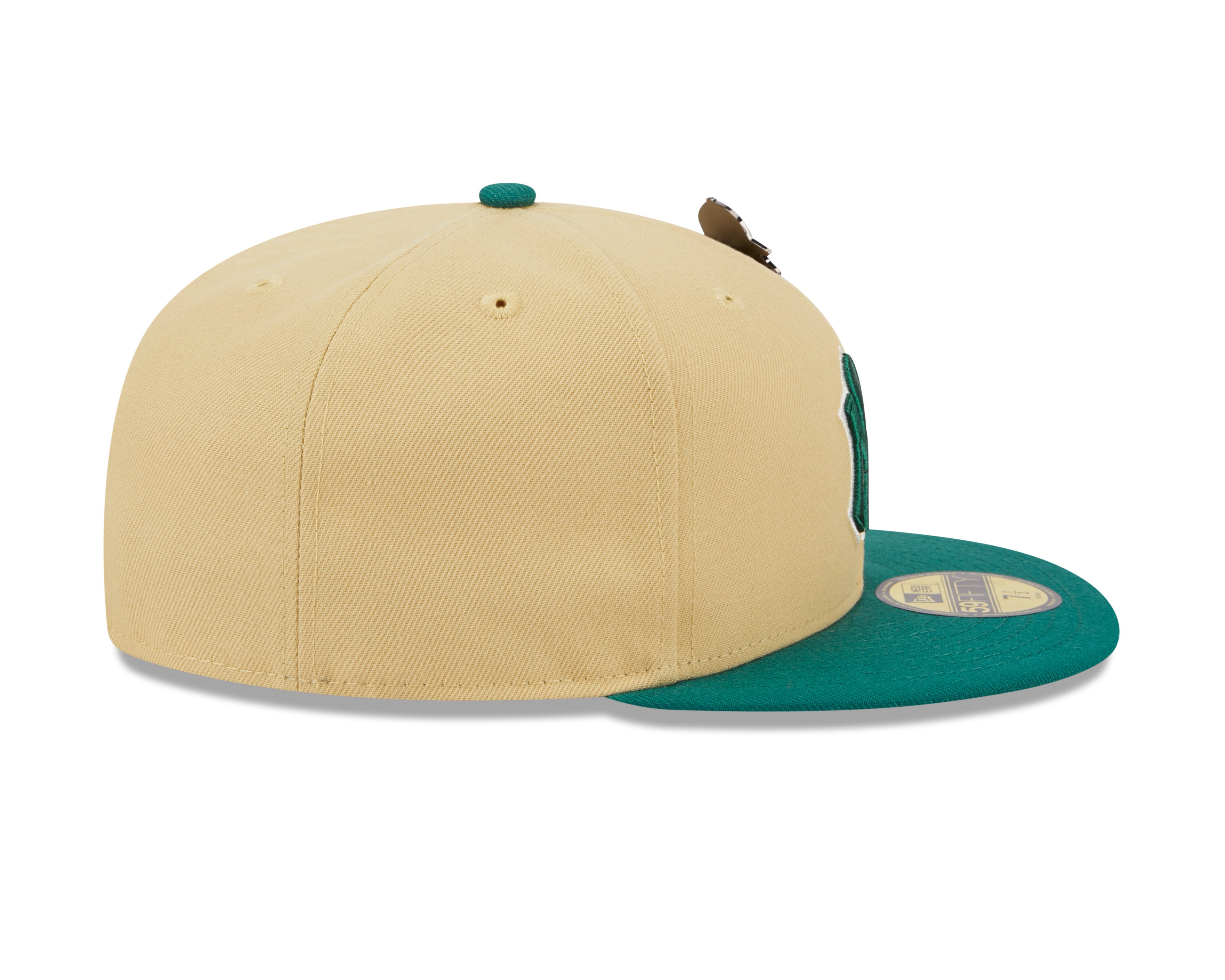 New Era 59fifty Fitted Cap New York Yankees Cooperstown THE ELEMENTS - Vegas Gold/Green - Headz Up 