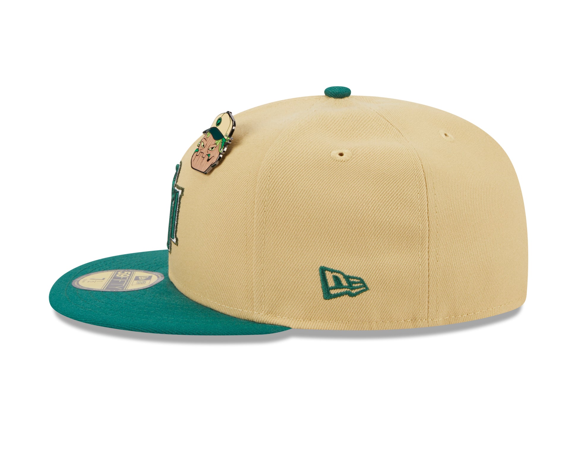 New Era 59fifty Fitted Cap Milwaukee Brewers THE ELEMENTS - Vegas Gold/Green - Headz Up 
