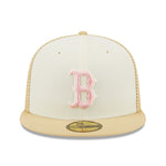 New Era 59Fifty Fitted Cap SEAM STICH Boston Red Sox - White - Headz Up 