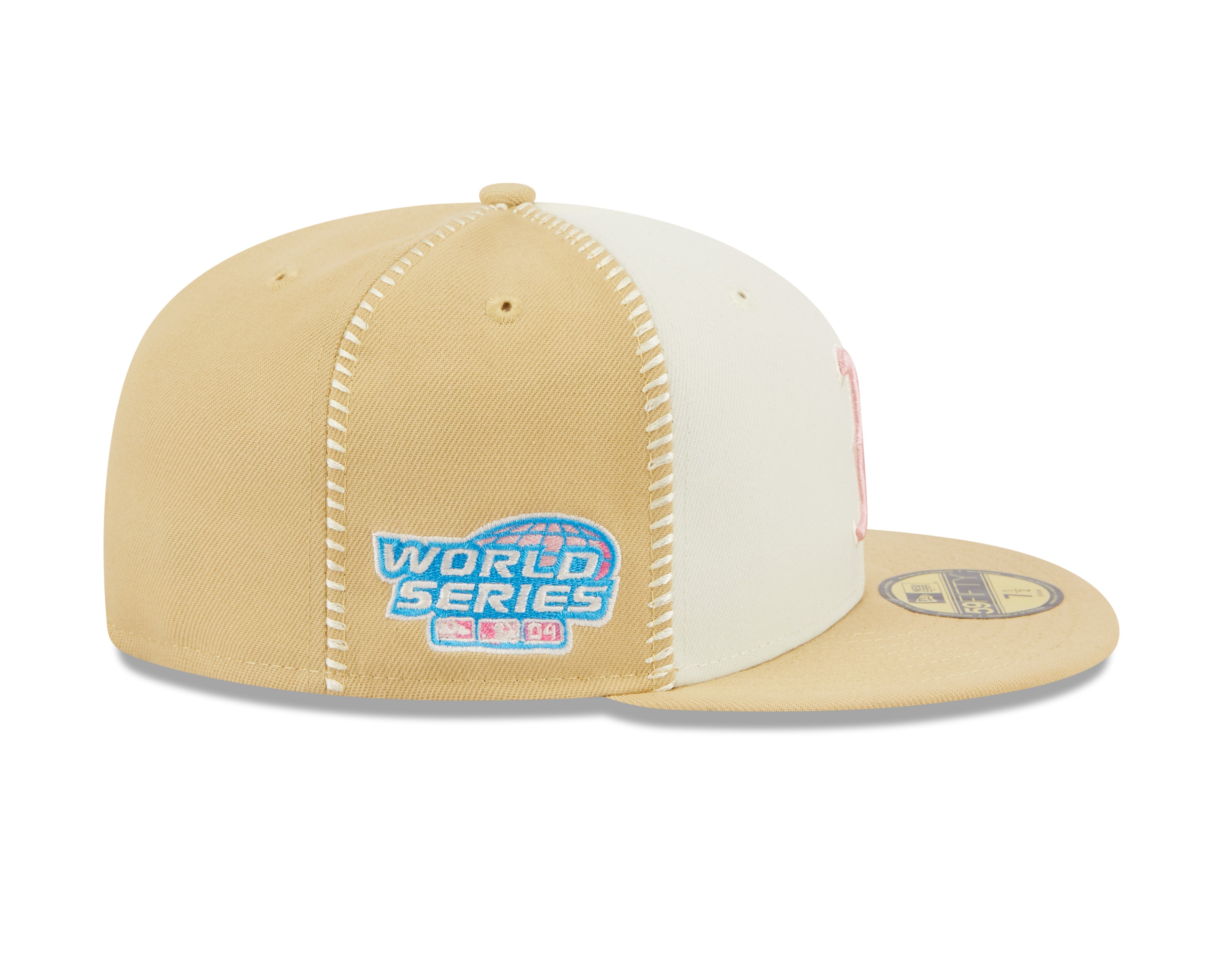 New Era 59Fifty Fitted Cap SEAM STICH Boston Red Sox - White - Headz Up 