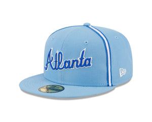 New Era - Atlanta Braves - 59Fifty Fitted - Powder Blues - Sky Blue - Headz Up 