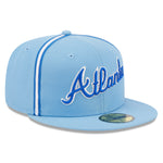 New Era - Atlanta Braves - 59Fifty Fitted - Powder Blues - Sky Blue - Headz Up 