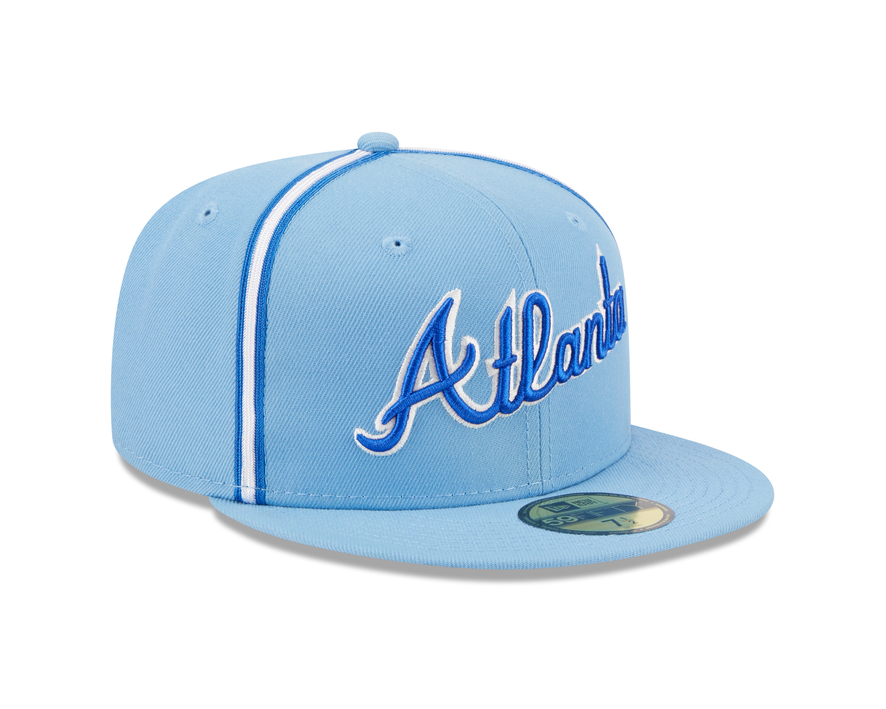 New Era - Atlanta Braves - 59Fifty Fitted - Powder Blues - Sky Blue - Headz Up 