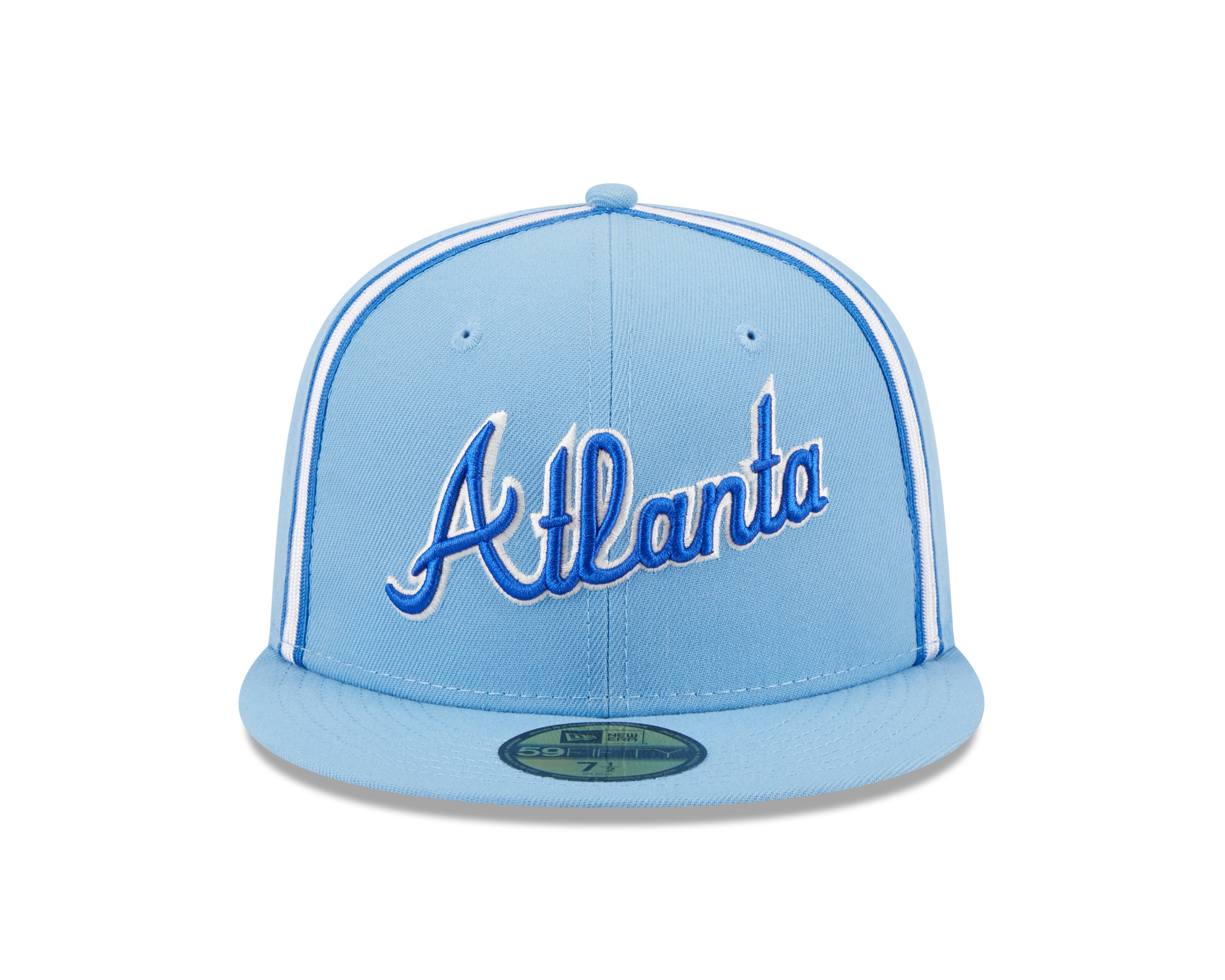New Era - Atlanta Braves - 59Fifty Fitted - Powder Blues - Sky Blue - Headz Up 