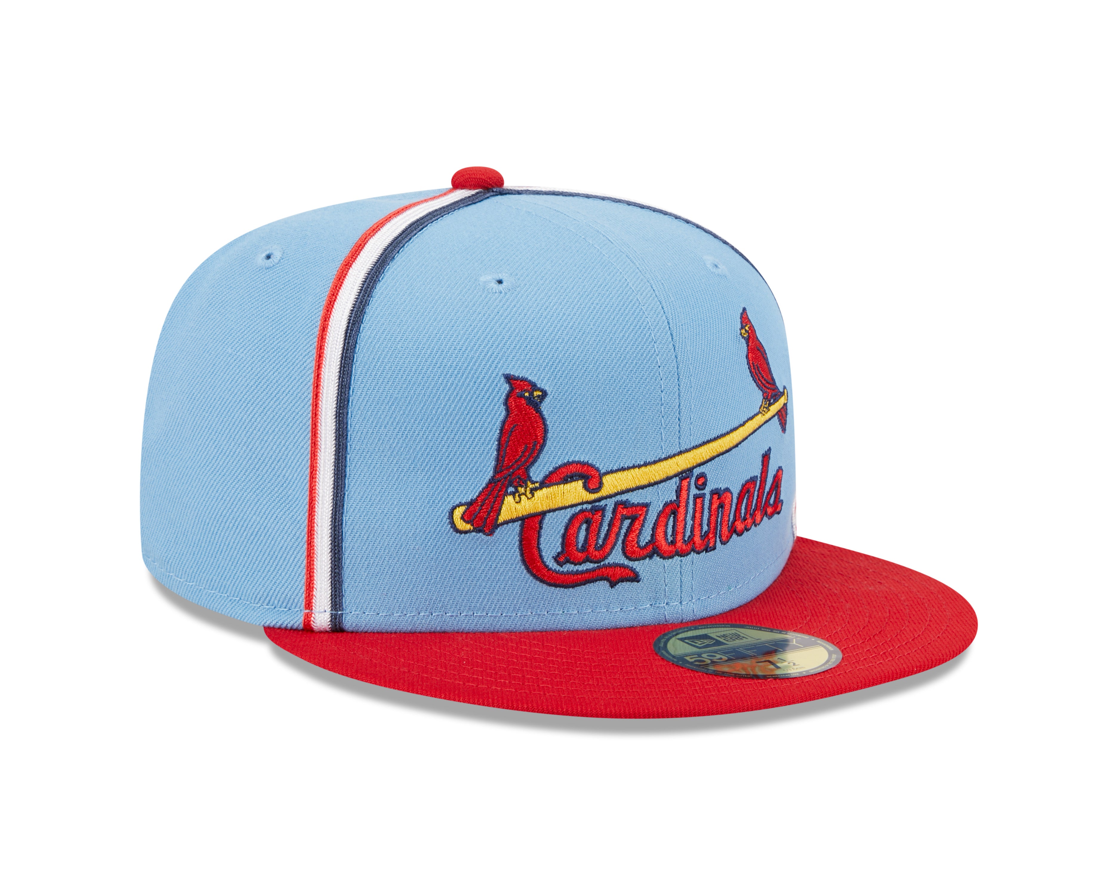 New Era - St. Louis Cardinals - 59Fifty Fitted - Powder Blues - Sky Blue - Headz Up 